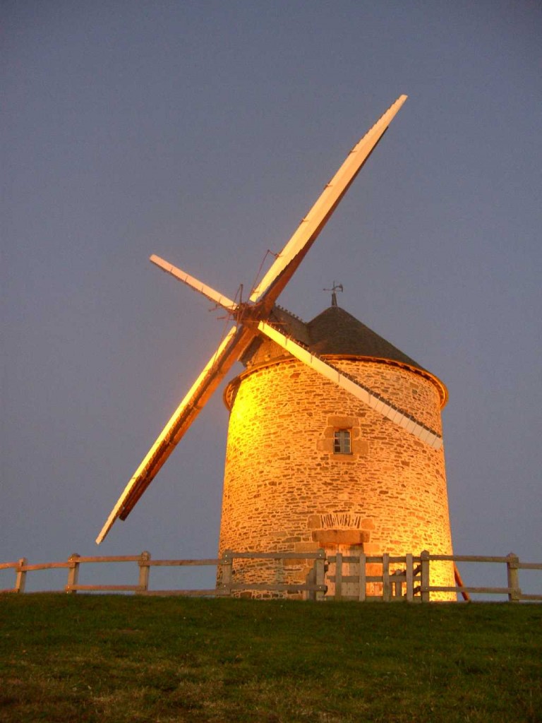 Windmill in france Lovely windmill in North France.