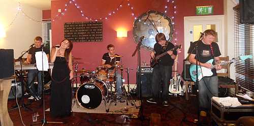 Six is Out Six is Out playing at Liberty House in Launceston